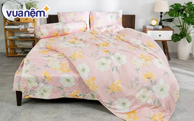 Vải Modal tạo nên một không gian ngủ sạch sẽ, an toàn và thoải mái