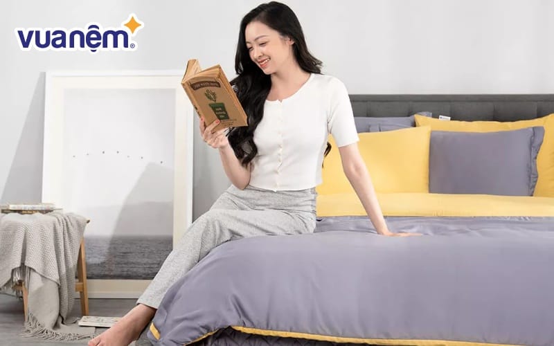 Không chỉ bảo vệ sức khỏe, vải Modal còn tạo nên một không gian ngủ sạch sẽ, an toàn và thoải mái cho người dùng