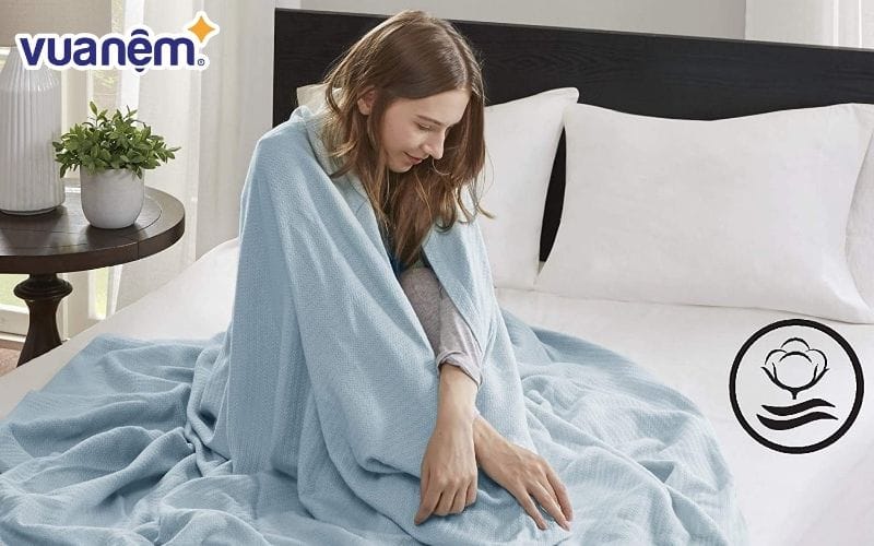 Mẫu mền mỏng mùa hè cotton 3