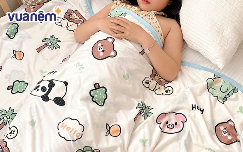 Chăn thun lạnh mềm mịn không gây kích ứng da
