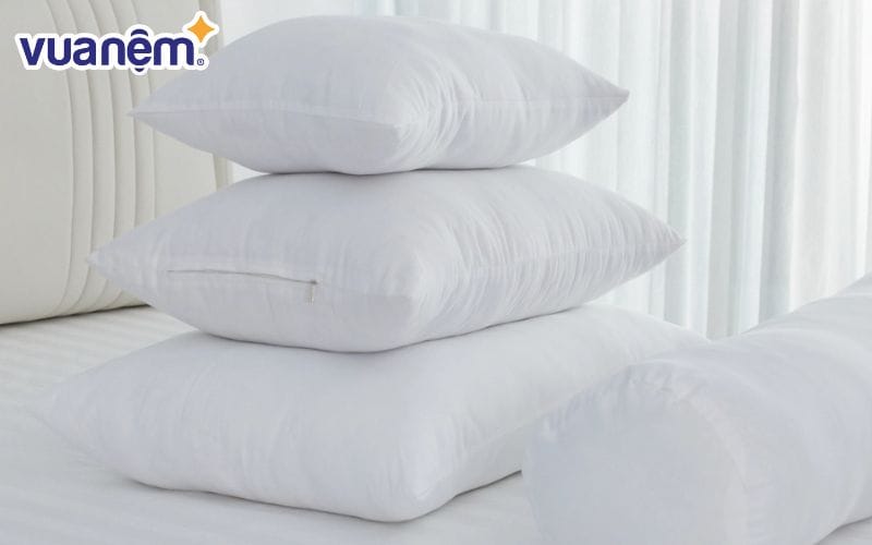 Các kích thước gối khác nhau