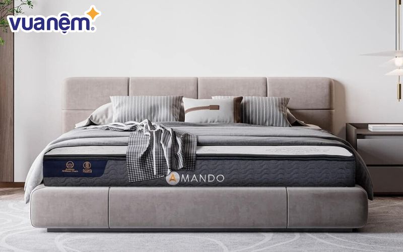 Nệm lò xo Amando Elite Original 2m2x2m là mẫu nệm bán chạy hiện nay