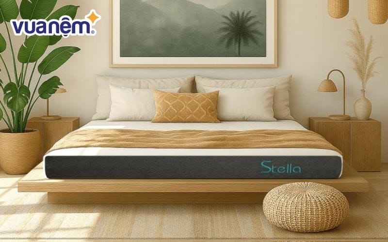 Nệm cao su đa tầng Kim Cương Stella