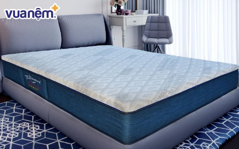 Nệm lò xo Kim Cương Organic Sleep 01