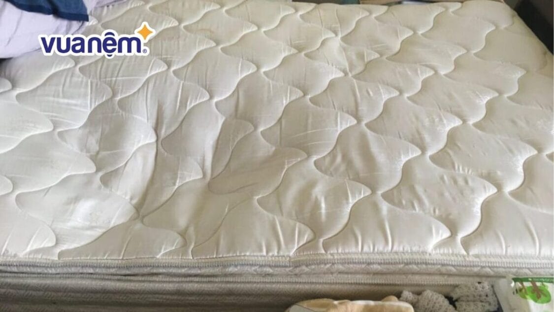 nệm lò xo bị lún