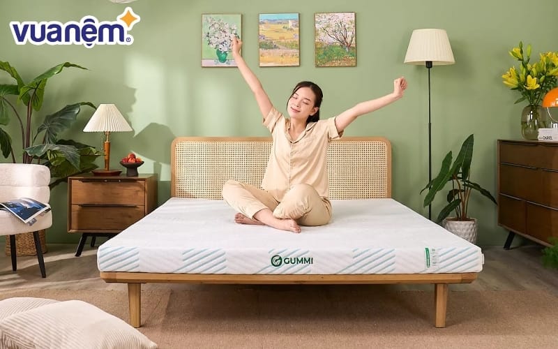 Với khả năng nâng đỡ tốt, nệm Gummi Signature phù hợp cho ai thích ngủ nghiêng