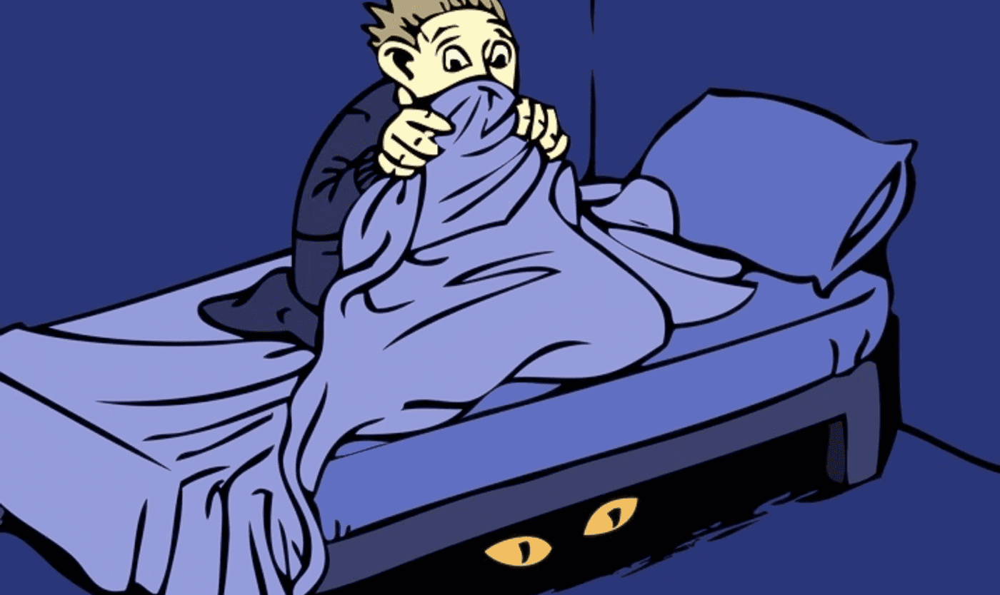 nỗi sợ về một con “quái vật” tồn tại ở dưới gầm giường
