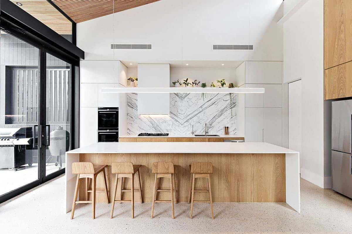 phong cách trang trí nội thất phòng bếp hiện đại