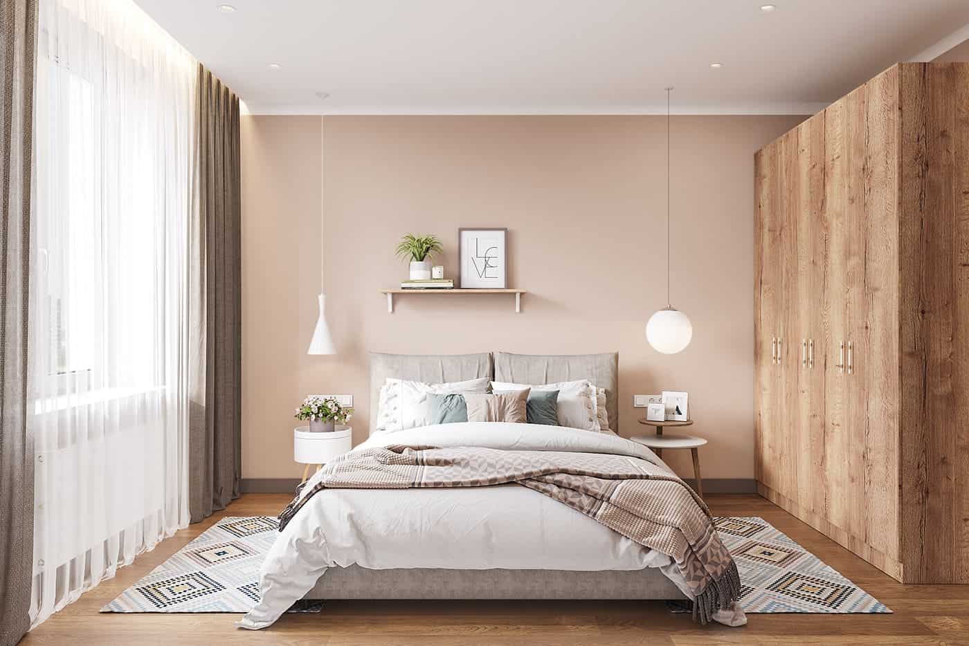 phong cách trang trí nội thất phòng ngủ Scandinavian