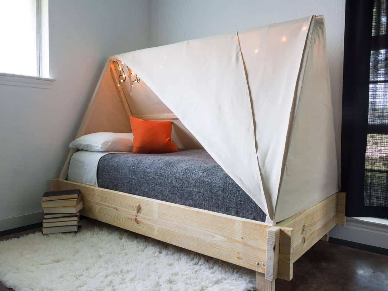phòng ngủ kiểu lều trại