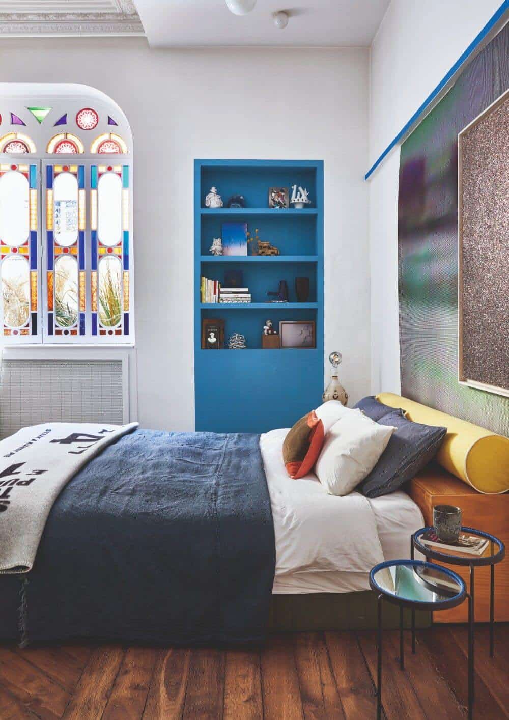 Thiết kế phòng ngủ của mình với tông màu xanh