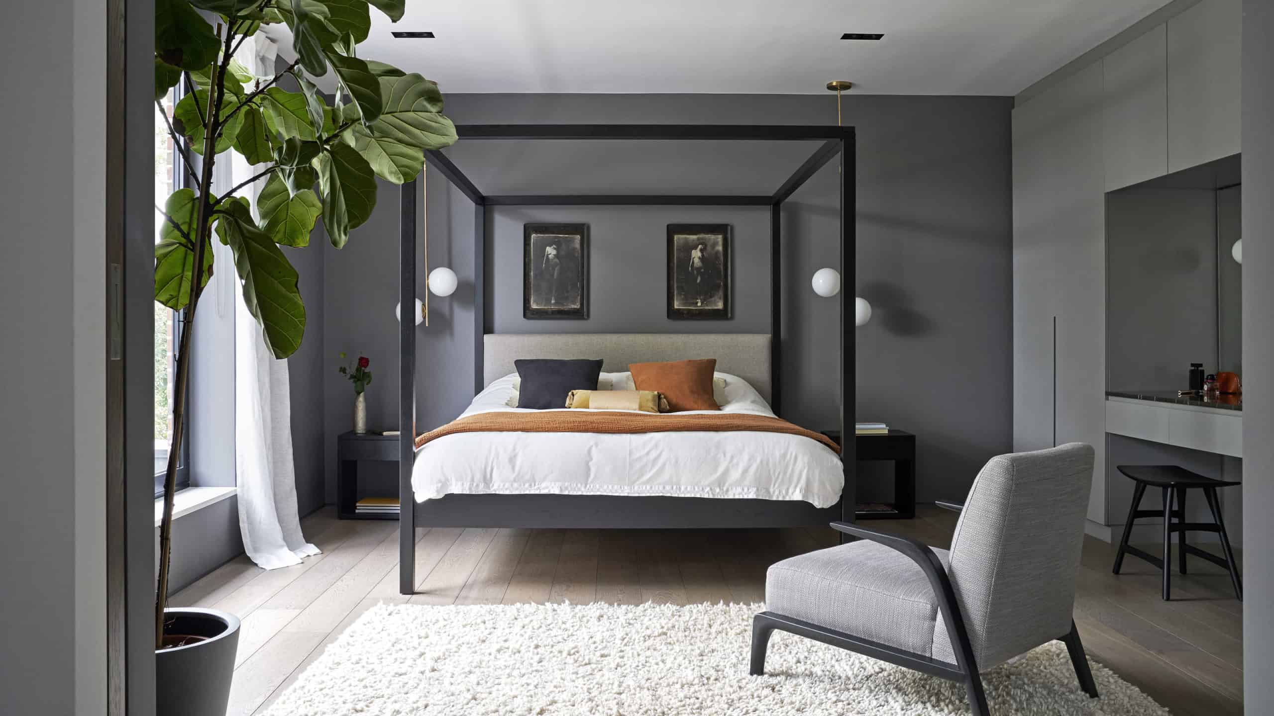 phong cách trang trí nội thất phòng ngủ tối giản