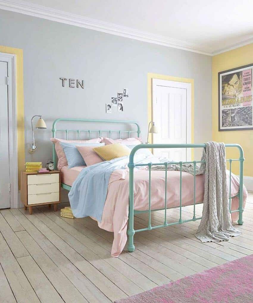màu trung tính của nội thất phòng ngủ