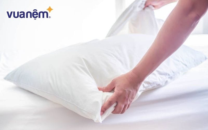 Thay drap gối thường xuyên giúp hạn chế các bệnh về hô hấp và da liễu