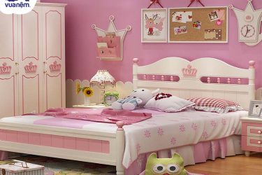 mẫu thiết kế phòng ngủ cho bé gái