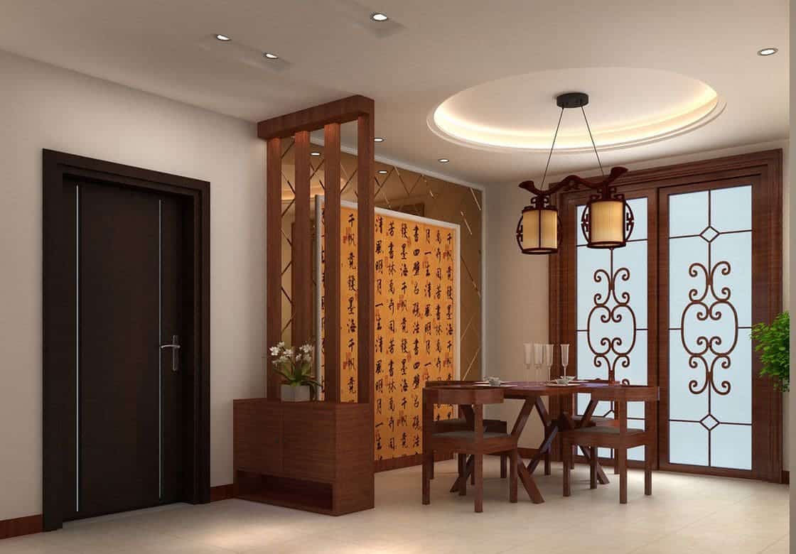 Vách ngăn gỗ sang trọng cho phòng khách của bạn - Công trình nhà Chị H |  Siêu thị Nội thất TOKA