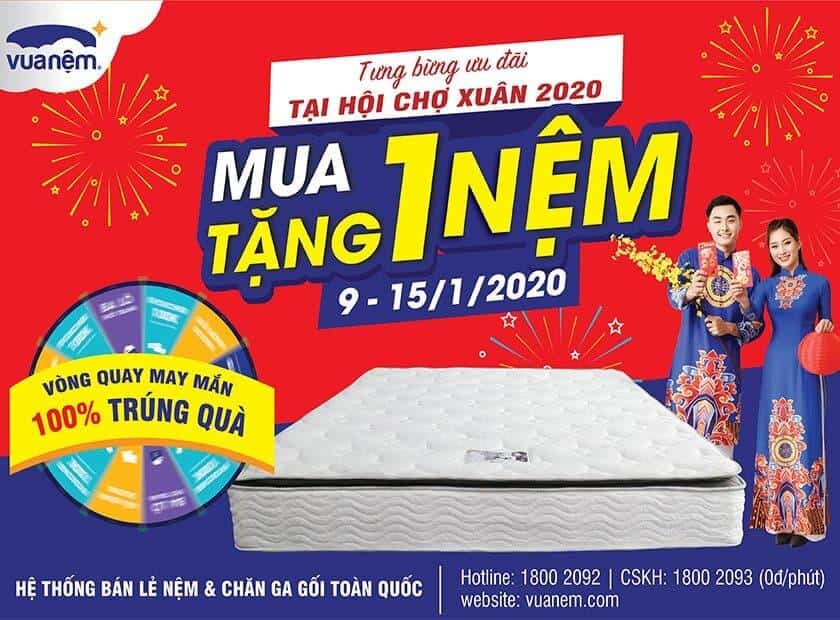 Hội Chợ Xuân tổ chức quay vòng quay may mắn