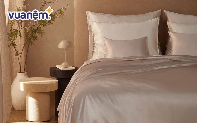 Ga phủ lụa có chất liệu cao cấp, độ bền cao