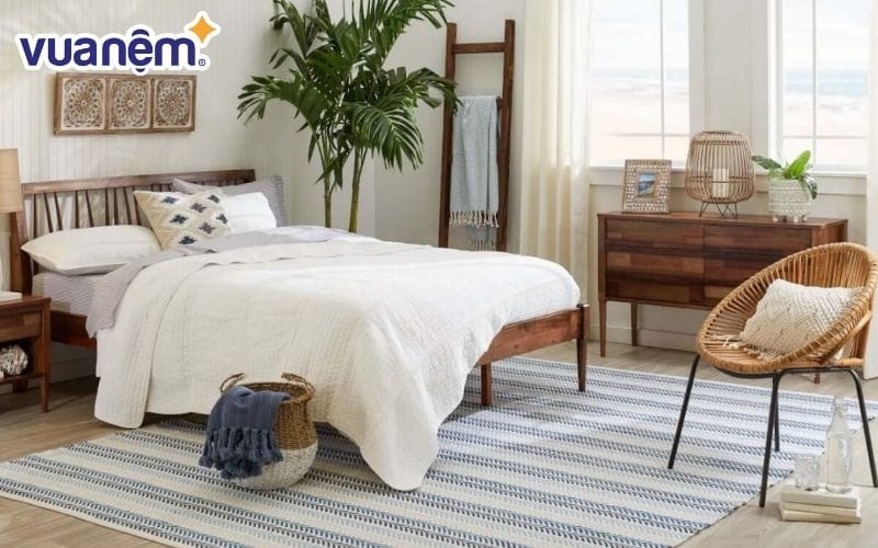 Cách chống ồn khi ngủ hiệu quả - Sử dụng thảm trải sàn cách âm