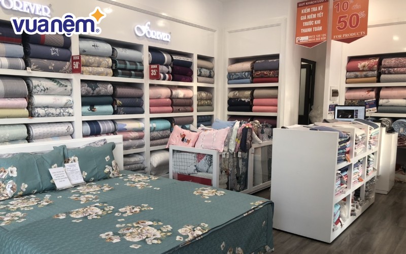FOREVER là thương hiệu chuyên sản xuất chăn ga gối đệm cao cấp