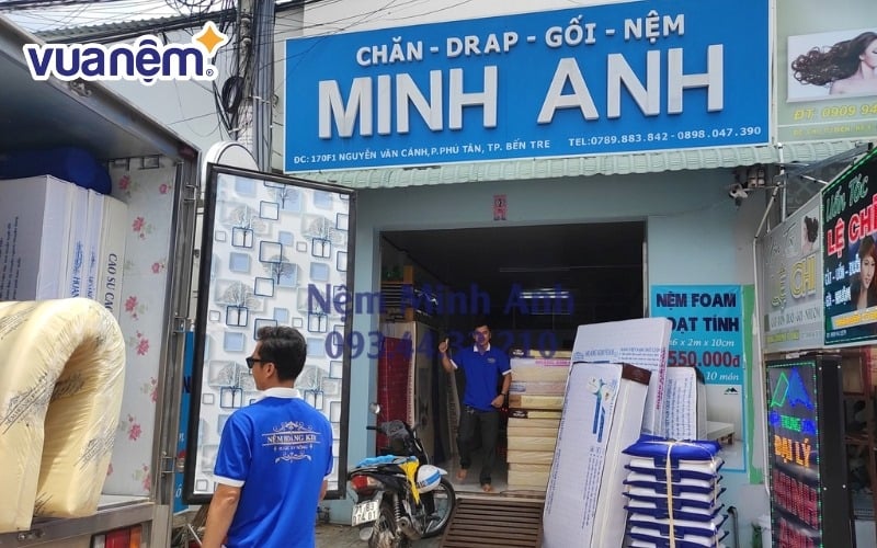 Cửa hàng bán chăn ga gối nệm Bến Tre Minh Anh