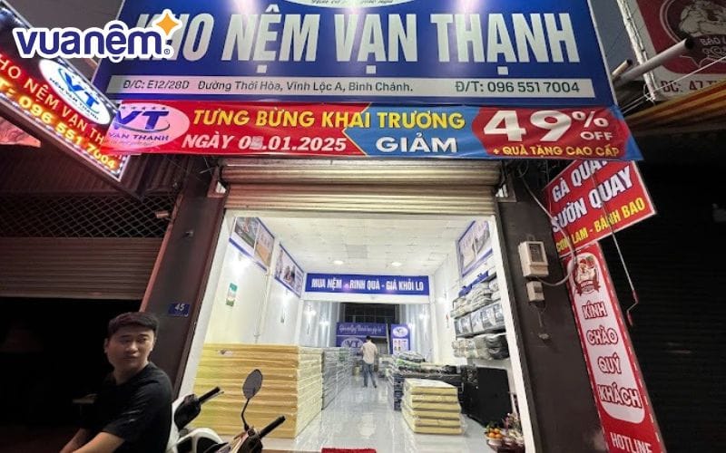 Nệm Vạn Thành - Cửa hàng bán chăn ga gối nệm Bình Chánh