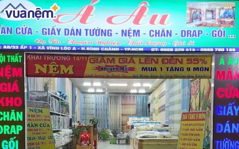 Á Âu - Cửa hàng bán chăn ga gối nệm Bình Chánh