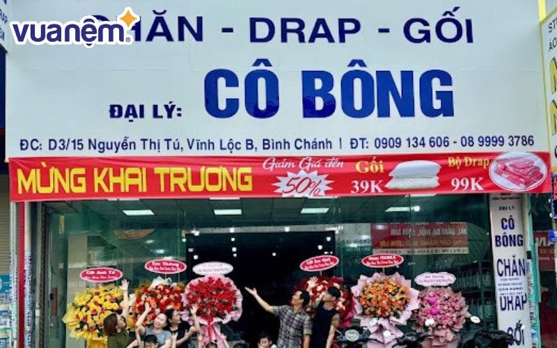 Cửa hàng nệm Bình Chánh - Cô Bông
