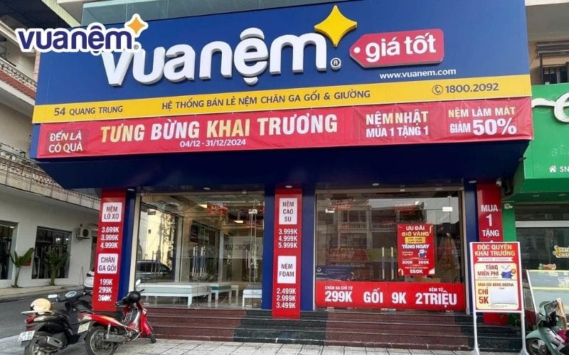 Vua Nệm - Cửa hàng bán chăn ga gối nệm Phú Thọ chính hãng