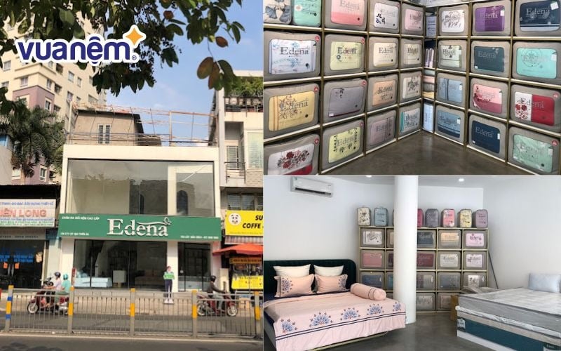 Không gian cửa hàng nệm quận Tân Phú Edena