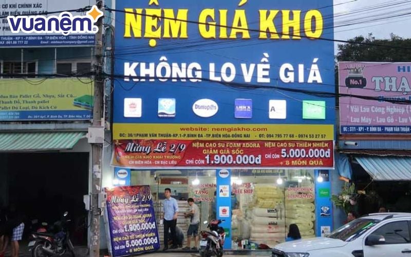 Cửa hàng Nệm Giá Kho với nhiều ưu đãi hấp dẫn