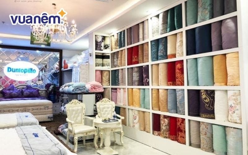 Showroom chăn ga gối đệm Hạ Long - Thương hiệu Nệm Dunlopillo