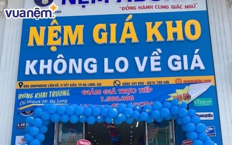 Cửa hàng chăn ga gói đệm Hạ Long - Nệm Giá Kho Hạ Long