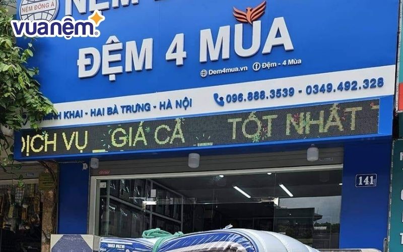 Đệm 4 Mùa - Chăn ga gối Hai Bà Trưng