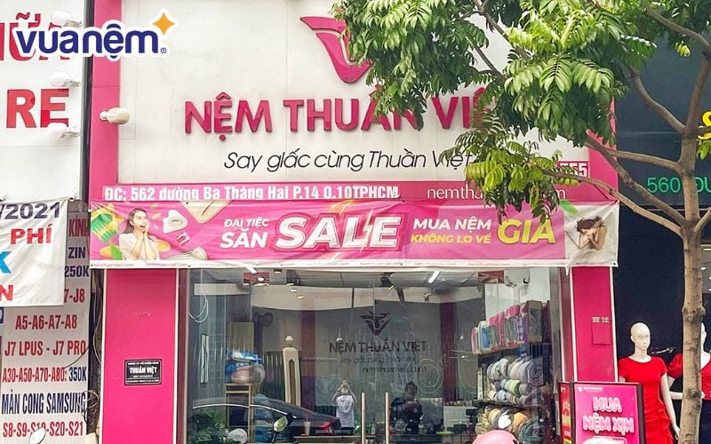 Nệm Thuần Việt chuyên cung cấp nệm cao su non quận 10.