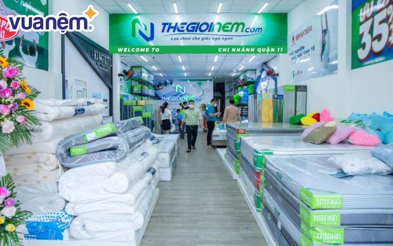 Cửa hàng nệm quận 10 của Thế Giới Nệm.