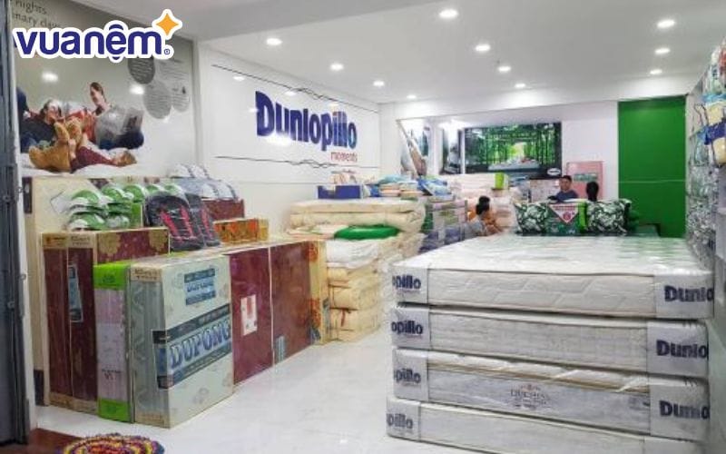 Dunlopillo – nệm cao cấp Anh Quốc được bán tại Showroom Dunlopillo quận 2