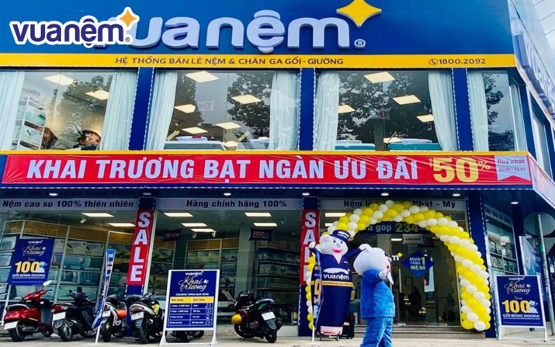 Mua nệm Kim Cương chính hãng, chất lượng tại hệ thống Vua Nệm