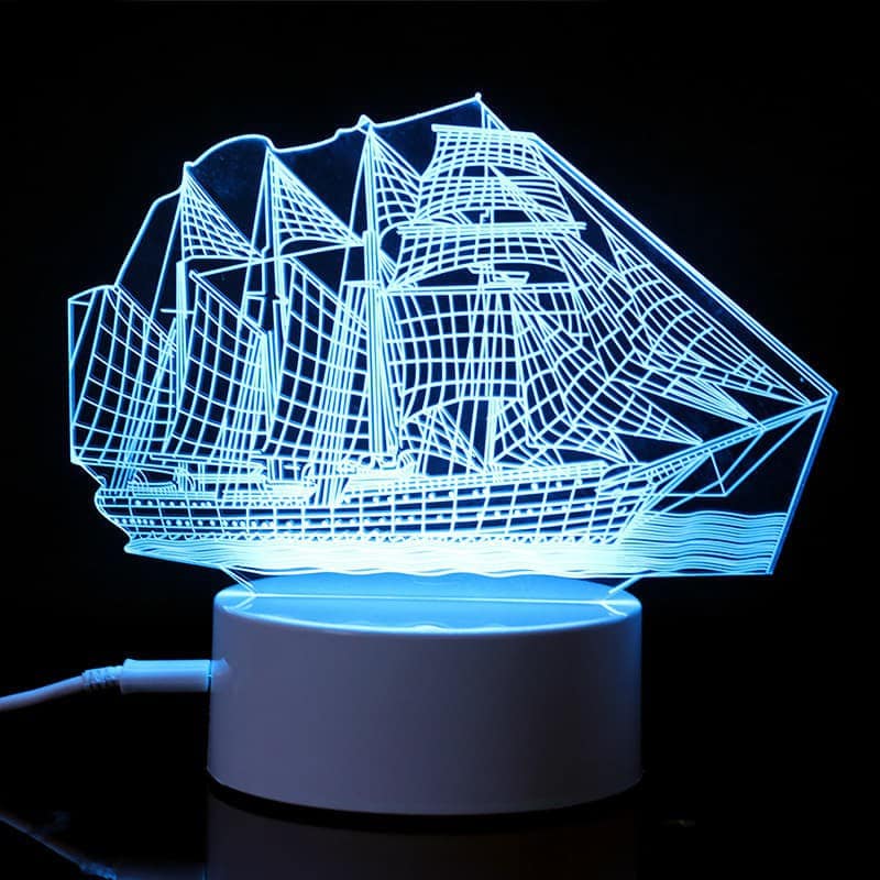 Đèn ngủ 3D hình con thuyền