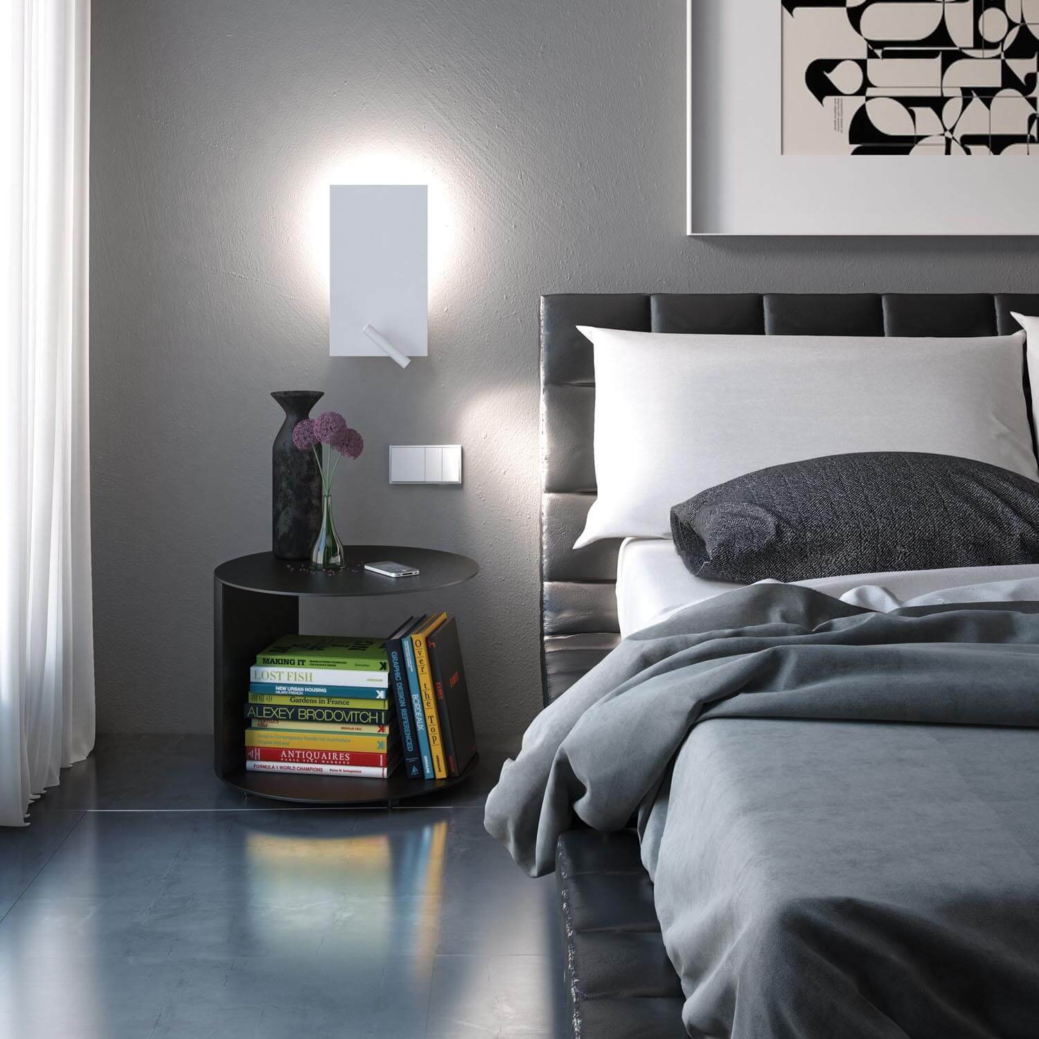 Đèn ngủ gắn tường bóng LED