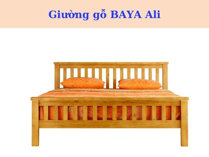 Giường gỗ Baya Ali 