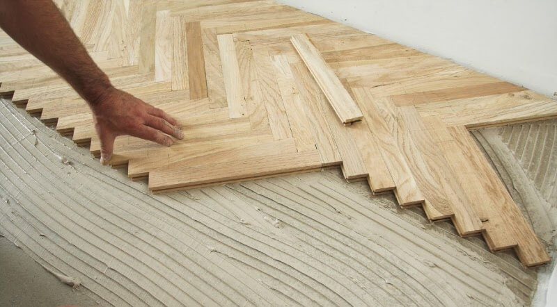 Quá trình lắp đặt sàn gỗ 