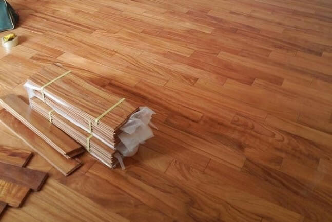 Lưu ý khi lát sàn gỗ trong phòng bếp.
