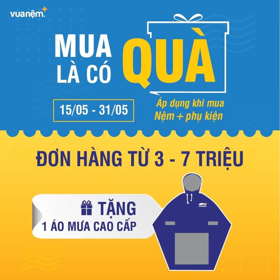 quà là áo mưa