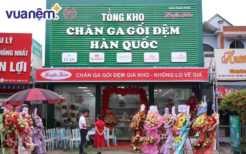 Cửa hàng Tổng kho chăn ga gối đệm Hàn Quốc chi nhánh Hải Dương.