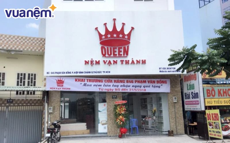 Chi nhánh chăn ga gối nệm Gò Vấp của Vạn Thành.