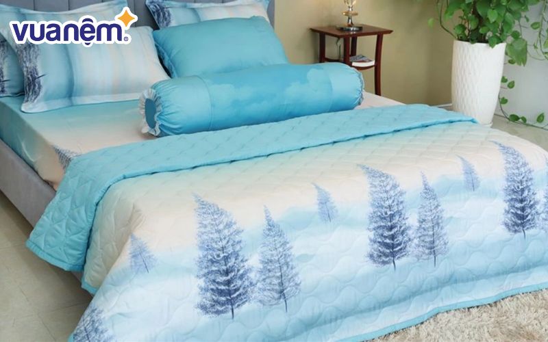 Mẫu sản phẩm chăn ga của thương hiệu HOMETEX