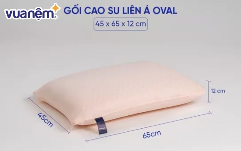 Gối cao su Liên Á Oval