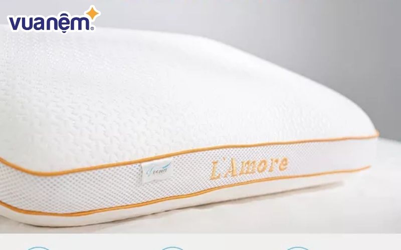 Gối memory foam Doona L'amore cải thiện đau cổ vai gáy