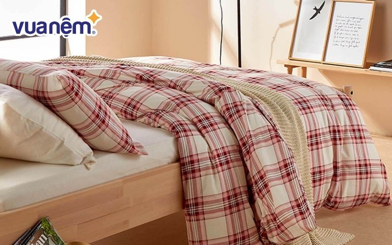 Chăn được làm từ vải đũi